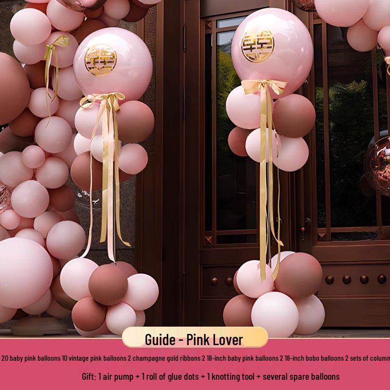 Rose Red Balloon Arch for Weddings, Birthdays, and Events