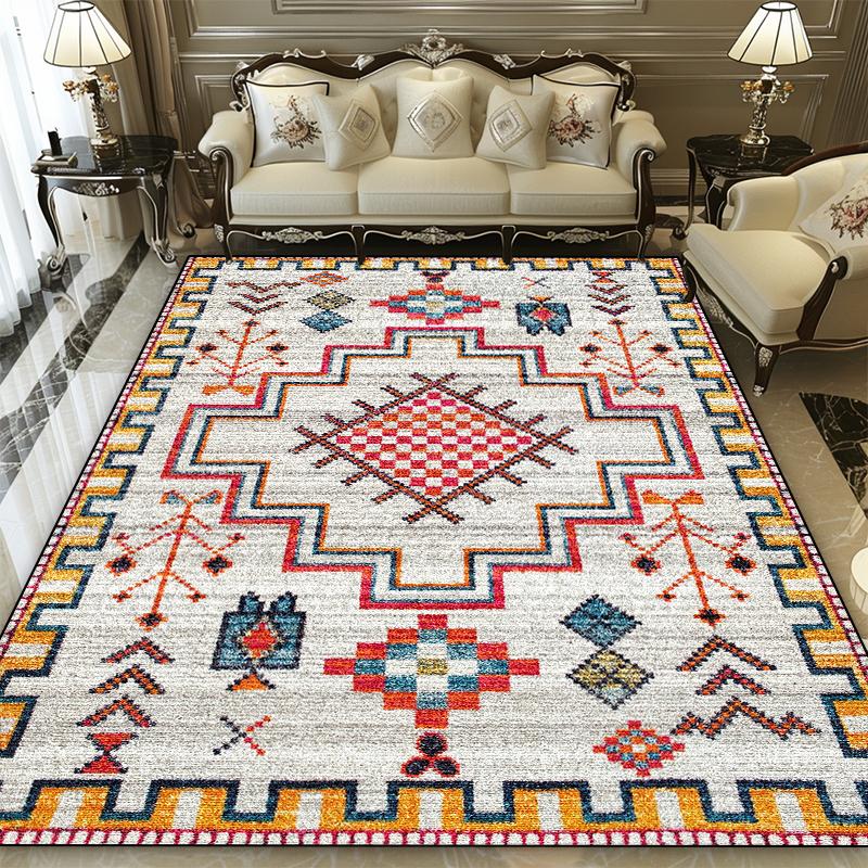 Chinese Style Tradition Carpet Living Room Printing Decoration Washable Soft Large Rugs Lounge Non-slip Customizable Foot Mats