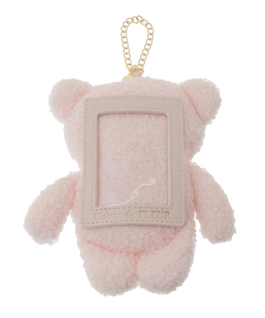 Maison de FLEUR Ribbon Bear Pass Card 08001059400 Case, Ivory, F, Case/Key Case,