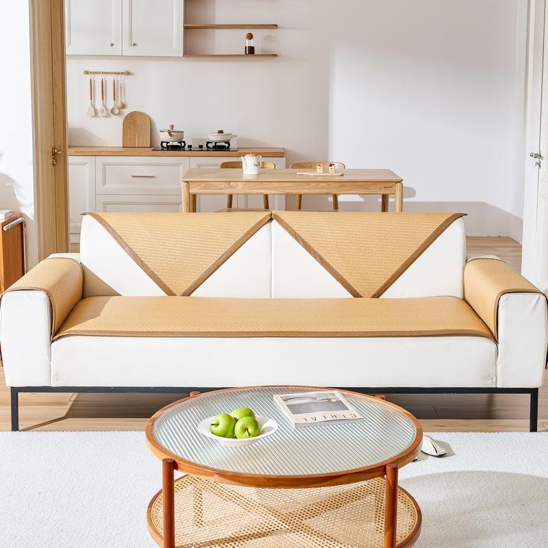 Rattan sofa cushion new summer cool cushion simple non-slip cold mat summer breathable and cold seat cushion
