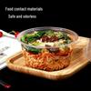 Disposable Round Transparent Takeout Food Containers