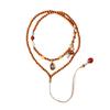New Chinese-style Olive Pit Vintage Adjustable Hand-woven Necklace, Elegant and Refined Chinese-style Accessory