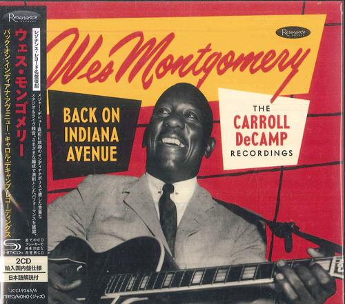 CD WES MONTGOMERY  Back on Indiana Avenue The Carroll  UCCJ9265 RESONANCE 2025 Japan Obi Jazz