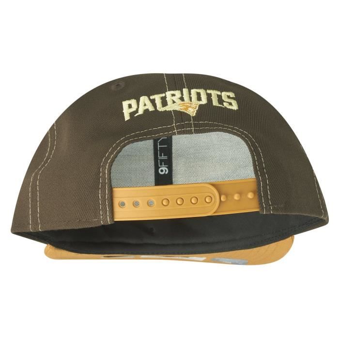 Casquette Snapback - New Era - New England Patriots - Blanc - 100% Polyester - Taille Unique