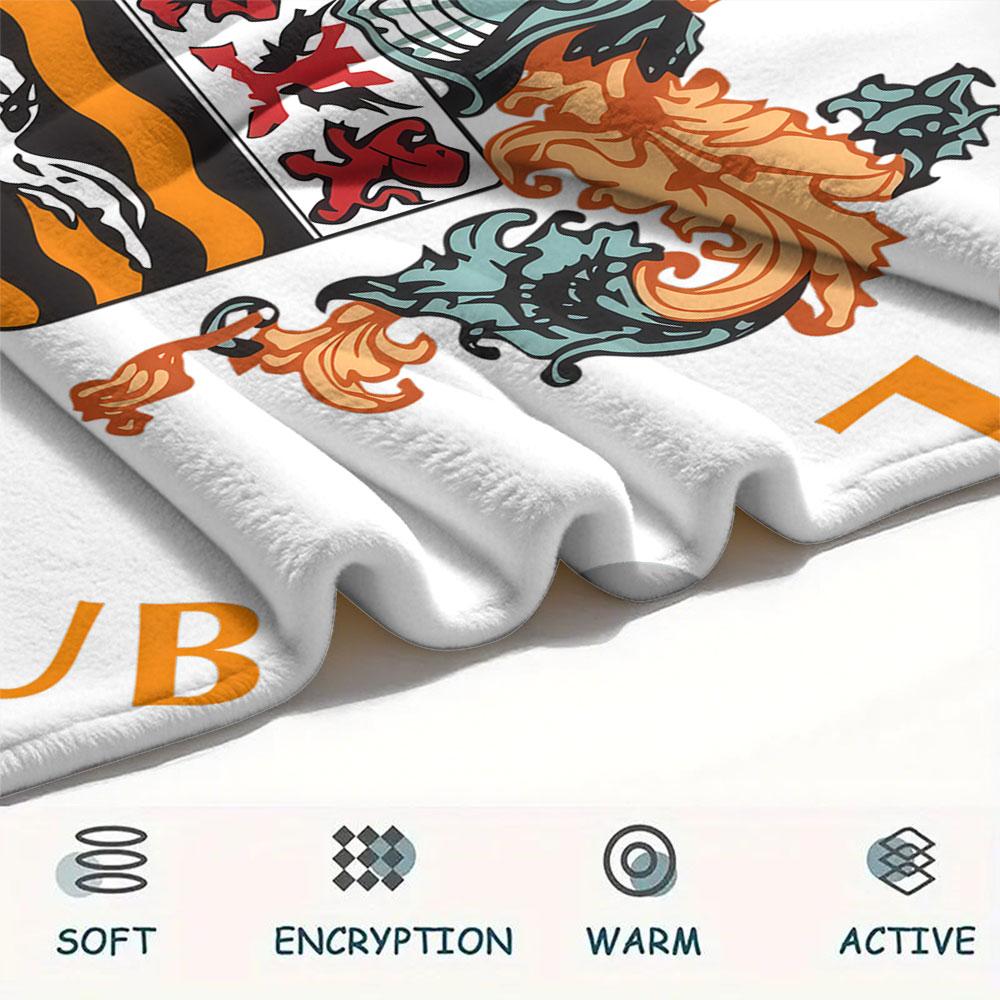 Coperta Blackpool F.C., Alta qualità, Confortevole per Tutte le Stagioni, Decorazione per la Casa, Calore e Comfort