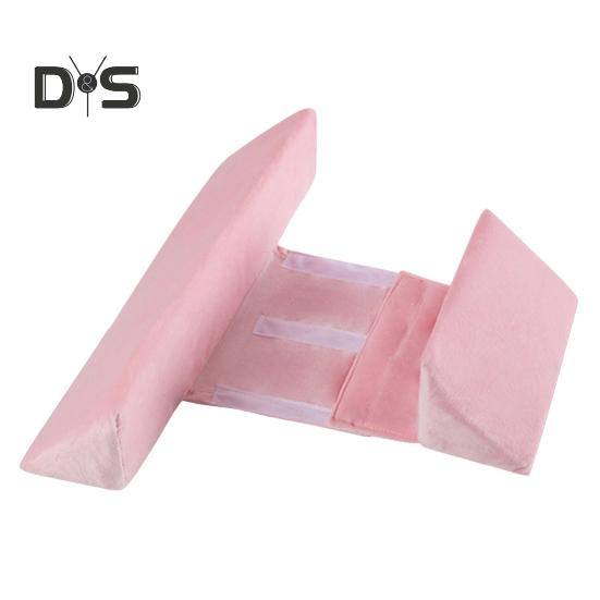 

Подушка-клиновидная подушка для сна на боку с надежными ремнями, регулируемая, антиопрокидывающая, наклонная под углом 45 градусов, мягкая, с эффектом памяти, против рвоты, детская подушка-клиновидная подушка розовый