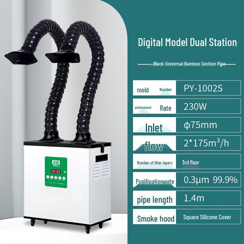 Compact Smoke Purifier & Absorber for Soldering, Welding & Laser Marking