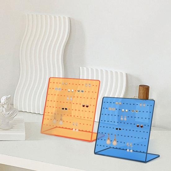 Acrylic Earring Rack Stylish Jewelry Display Space-Saving Long Lifespan Jewelry Rack for Store Home
