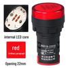 AD16-22DS LED Indicator: Flame Retardant, Dustproof Button Light