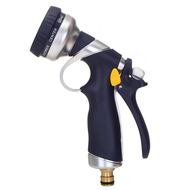 Zinc Alloy 8 Function Garden Water Sprayers For Watering Lawn Spray Water Nozzle Car Washing Cleaning Sprinkle Tools Water Gun
