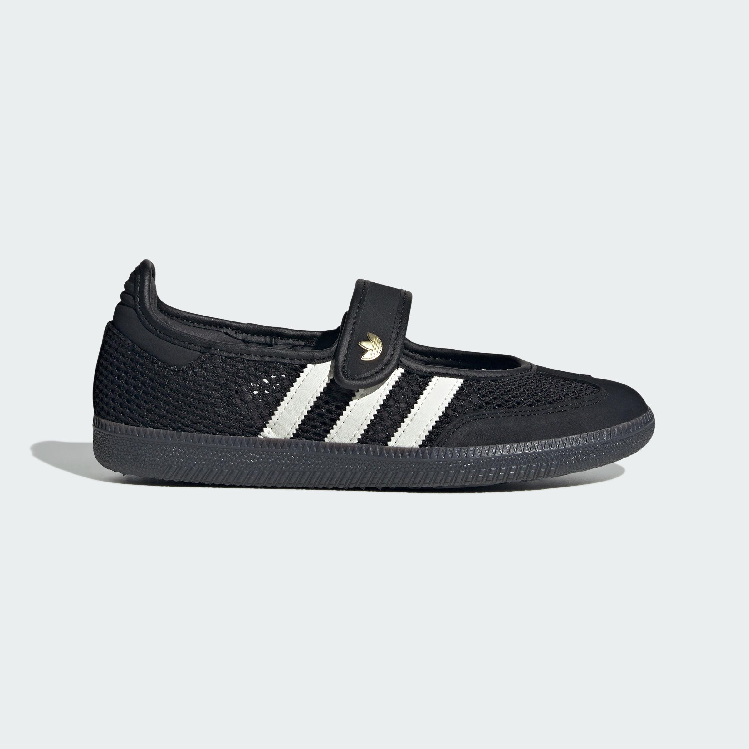 Adidas Originals Samba Jane туфли Мэри Джейн женские Черный/Нефритово-белый 36