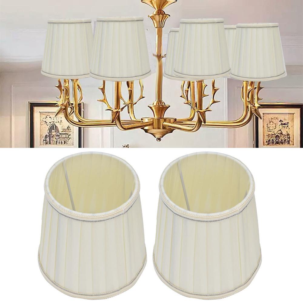 2PCS 5.5 inch Height Lampshade Fabric Chandelier Lamp Shades Modern Wall Lamp Shade  Floor Lamp