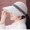 2025 Sunscreen Visor Children Summer Quick Drying Hollowed Breathable Eaves Empty Top Beach Face Bucket Hat