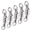 30PCS TwoWay Bearing Rotation Ring Dual Ball Fishing Connector Fishing Swivel  Fishing Accessories