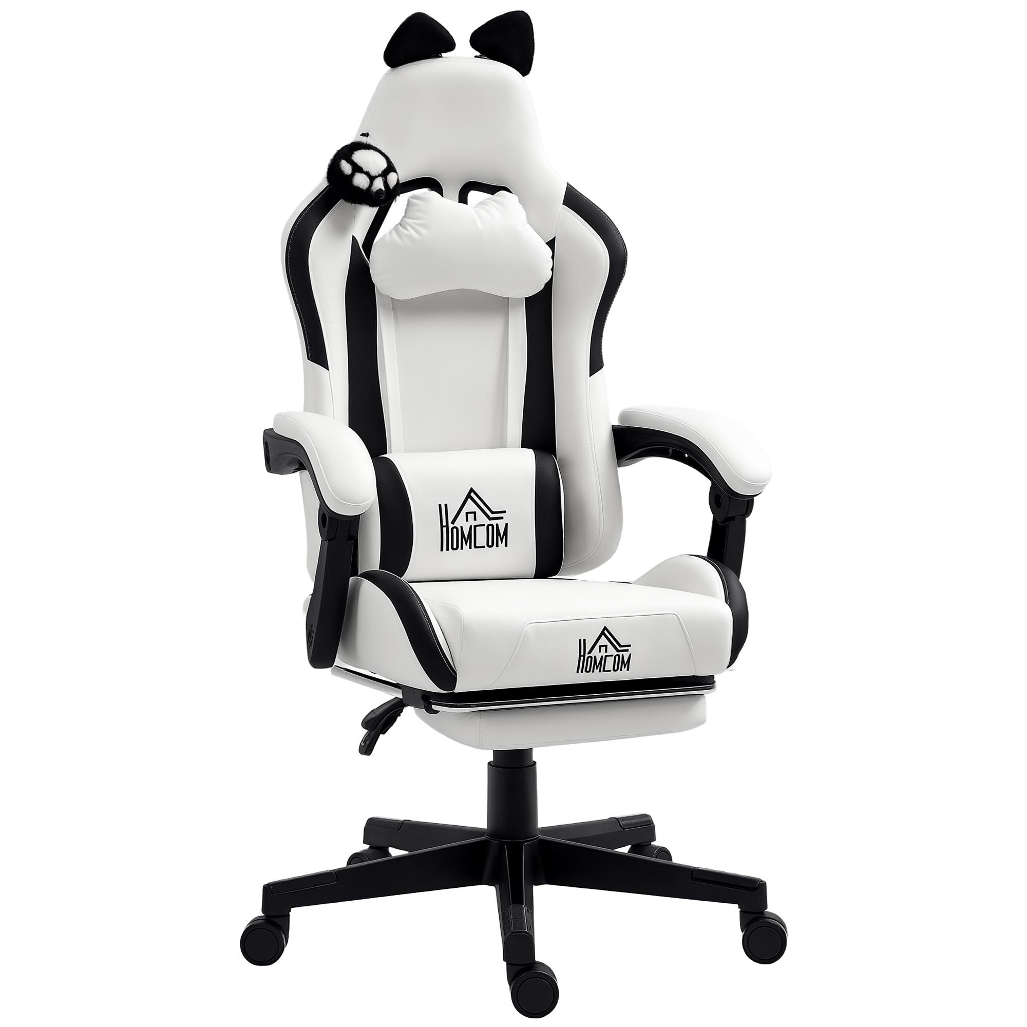 Ergonomic Gaming Chair with Cat Ears