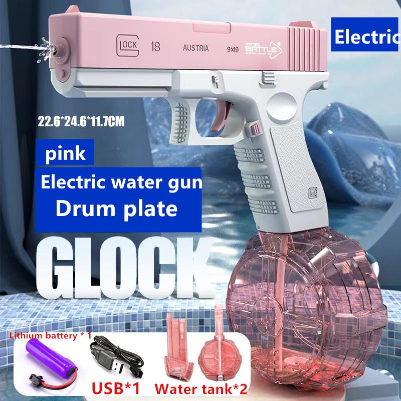 M416 Water Gun Electric Pistolet Shoot Toy Full Automatic Summer Shoot Beach Outdoor Fun Toy For Children Boys Girl Adults Gift
