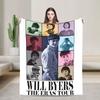 Will byers Horror TV Warm Comfy Blanket For Bedroom Graphic Throw Blanket Autumn Camping Flannel Bedspread