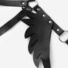 Spicy Girl Wing Rivet Belt PU Leather Punk Waistband Cool Y2K Belt  Female