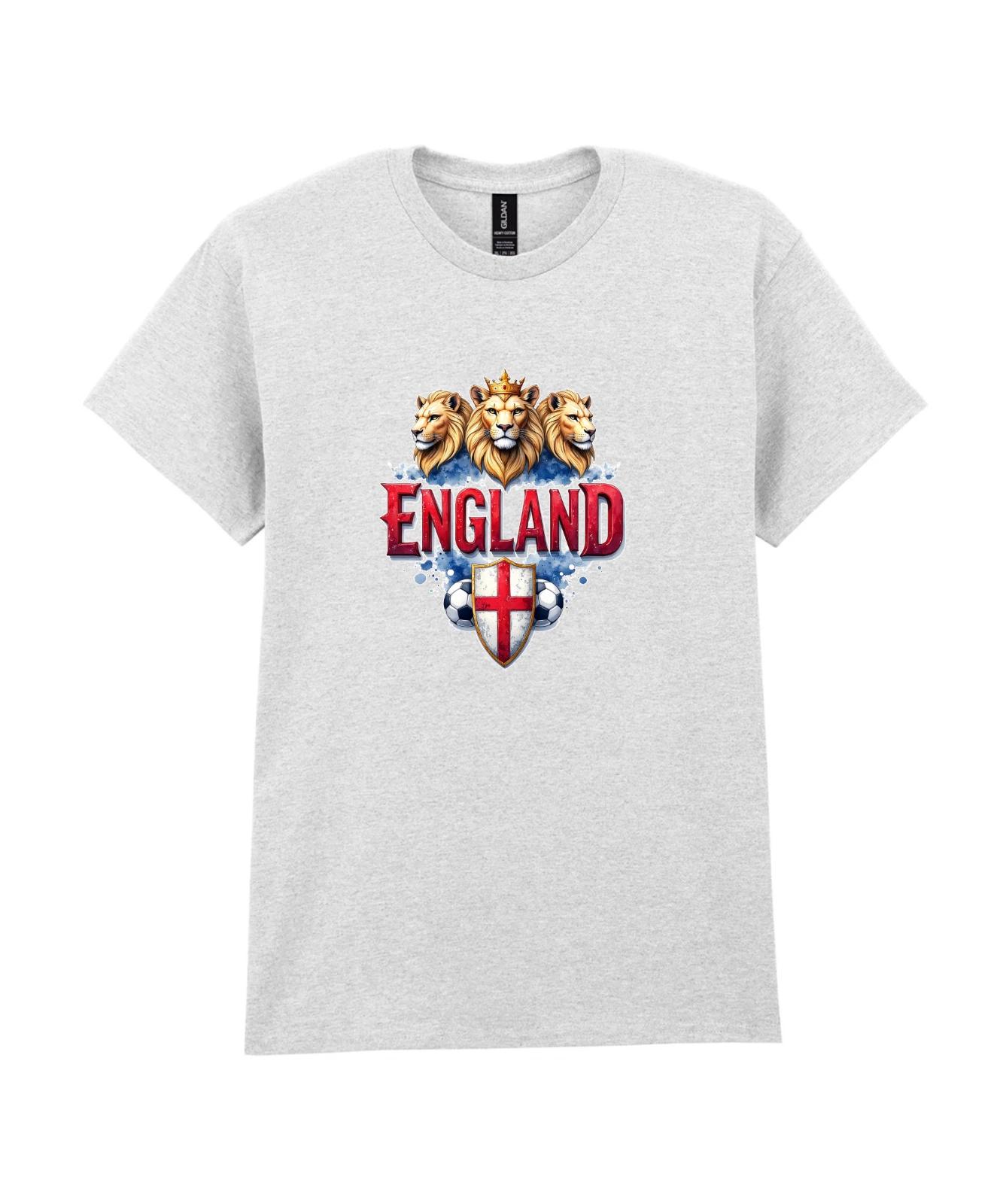England Three Lions T-shirt World Cup Mens Womens Unisex M