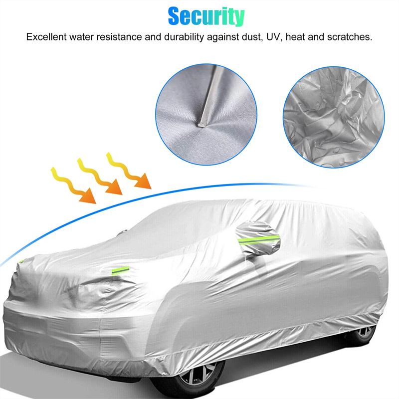 Waterdichte Autohoezen Universele SUV/Sedan Volledige Autohoezen Waterdicht Stofdicht Zonnescherm UV-Bestendig Beschermer Bescherming Automobielhoes