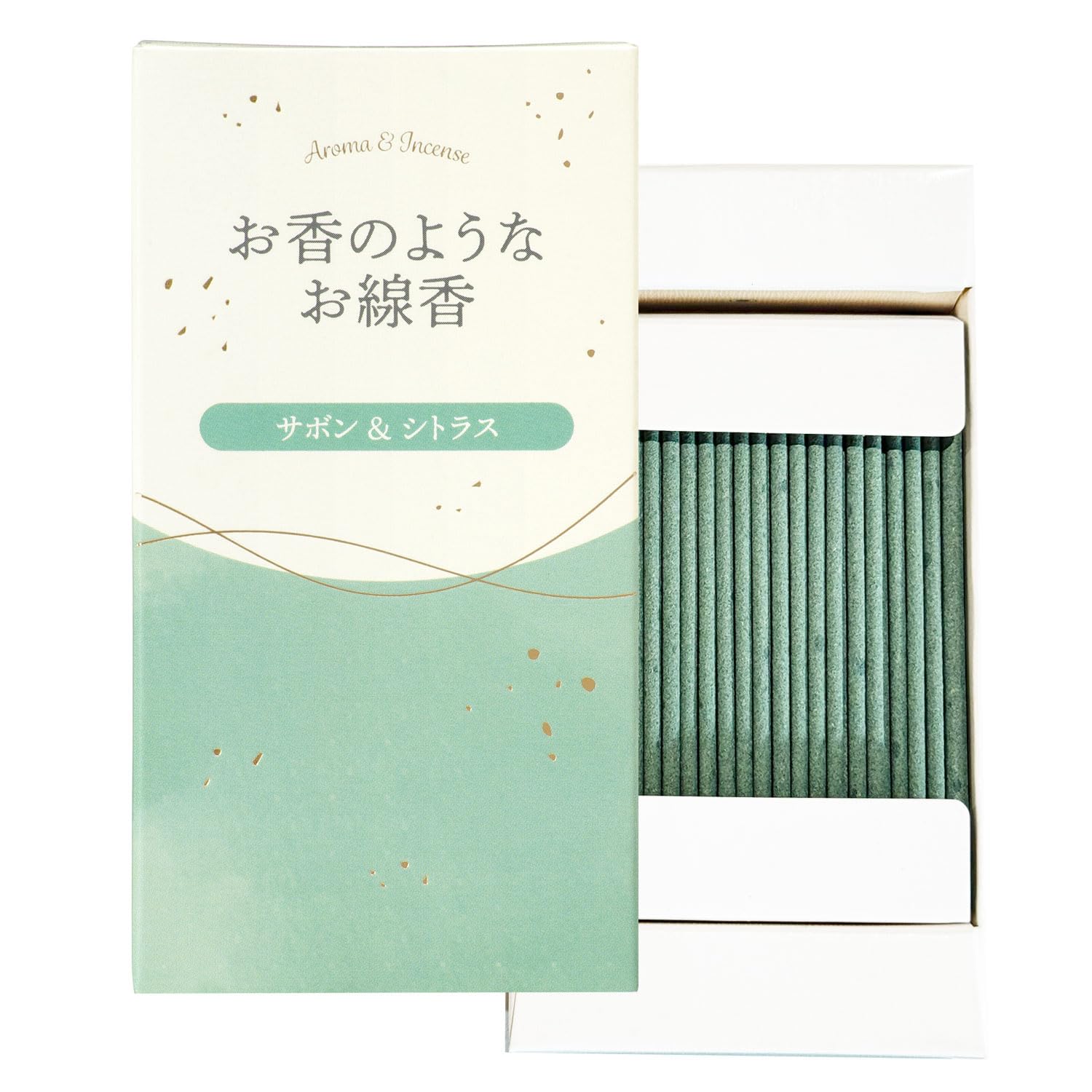 Kameyama Incense Sticks 50g 200 Low Smoke (Savon & Citrus) - Approx. (Approx. sticks) - зелёный
