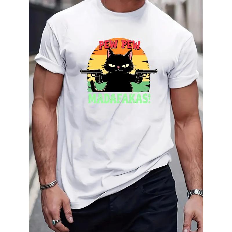 European sizes MADFSGS, Men'S Summer T-Shirt, Sportswear for Men, Graphic Tee, Fit, Stretchable Clothing