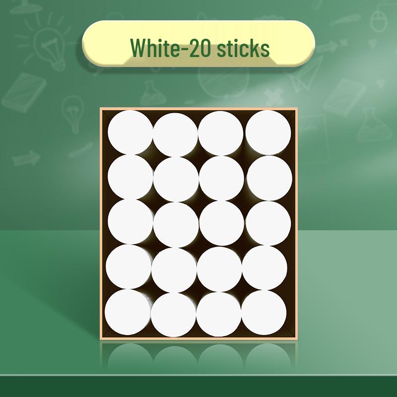 Construction Site Thick Steel Pipe Marking Chalk - Extra Large White Chalk