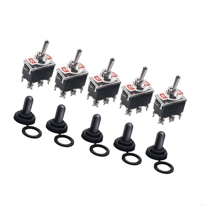 2025 New 12mm Mount Marine Toggle Switches 15A 250VAC SPST Waterproof for Yacht Car DIY