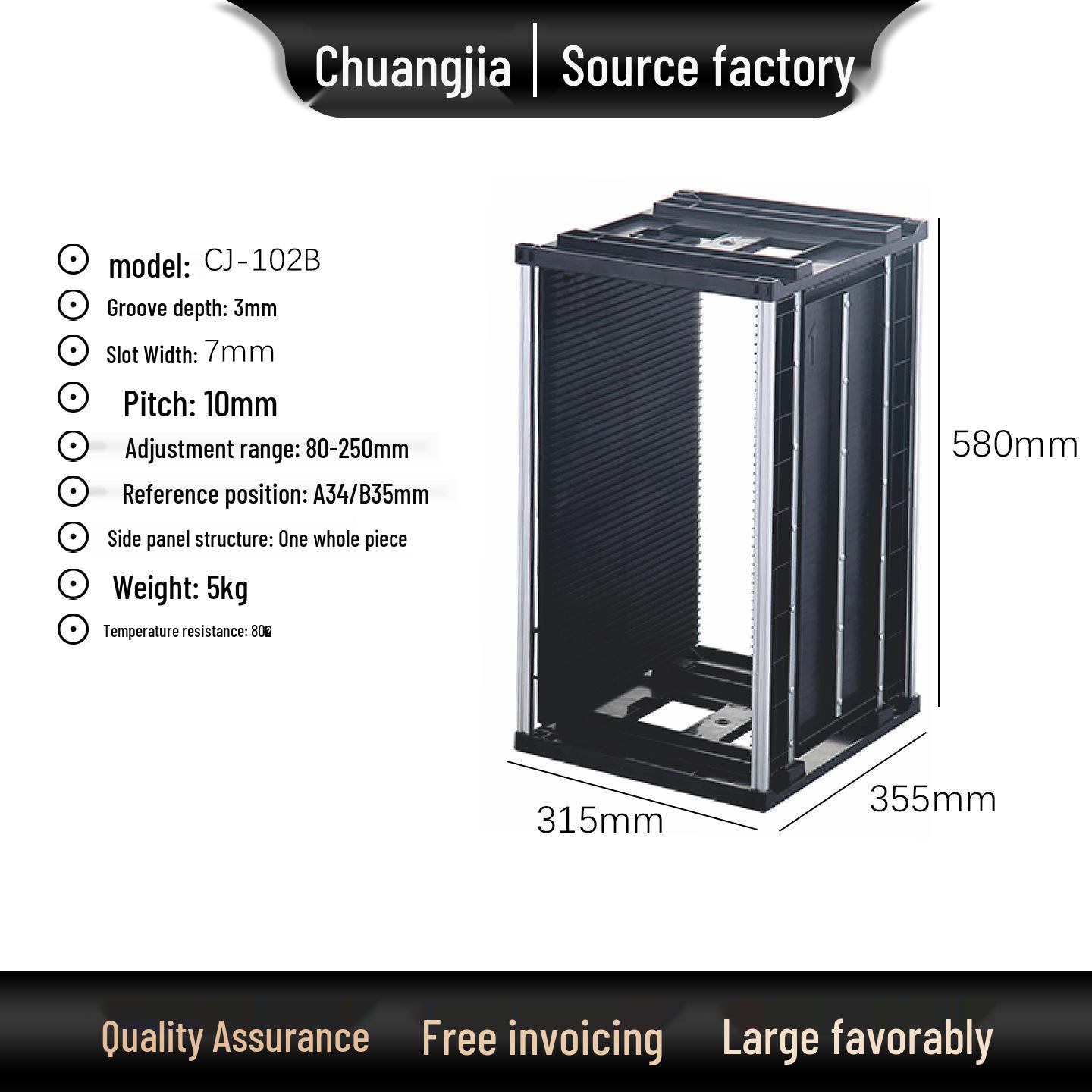 SMT Anti-static PCB Circuit Board Rack with Adjustable Aluminum Bracket