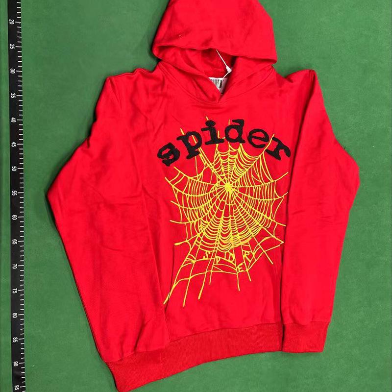 Sp5der Hoodie: Spinnennetz-Design, Unisex Trendiges Hip-Hop-Set Inspiriert von Young Thug