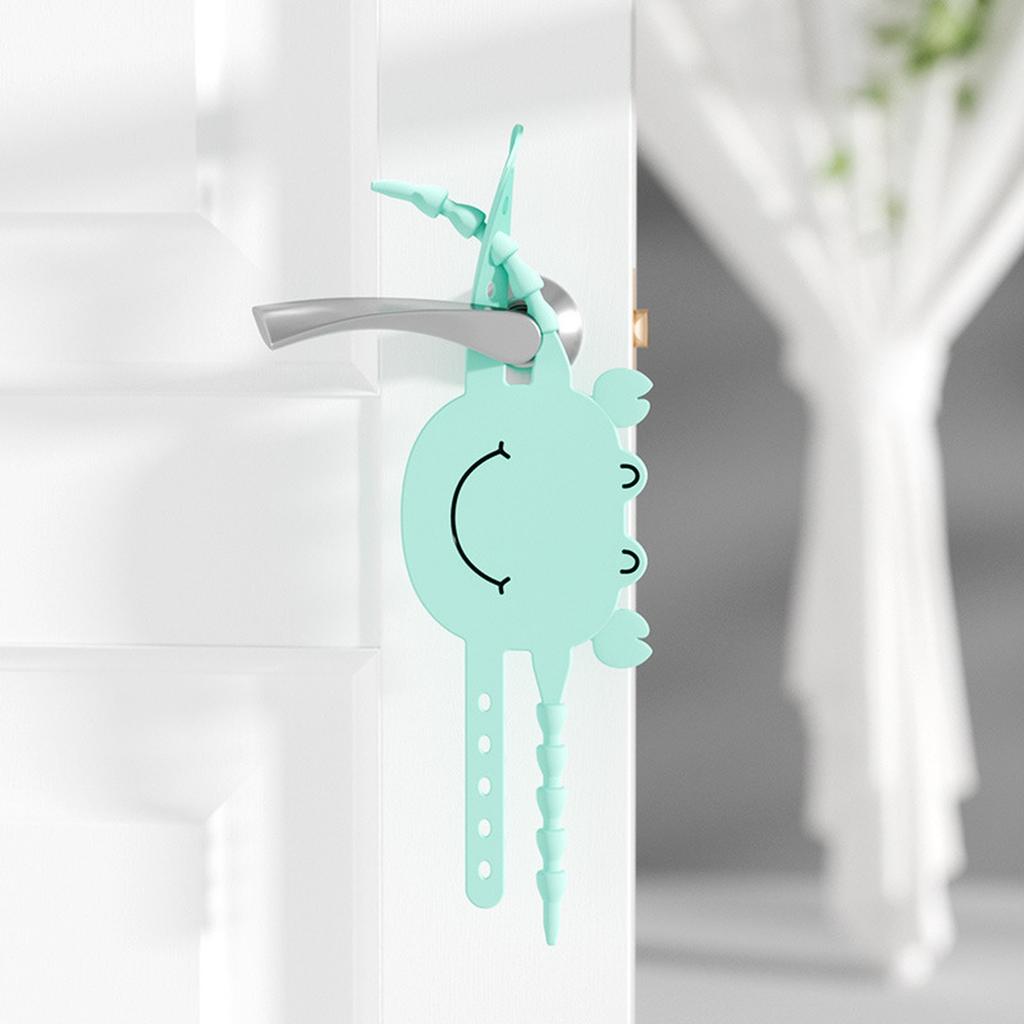 Silikon Tyst Dörrmatta Stängningsdämpare Ljuddämpande Låshylsa -kläm Handlås -kollision Dörrklämma Pad