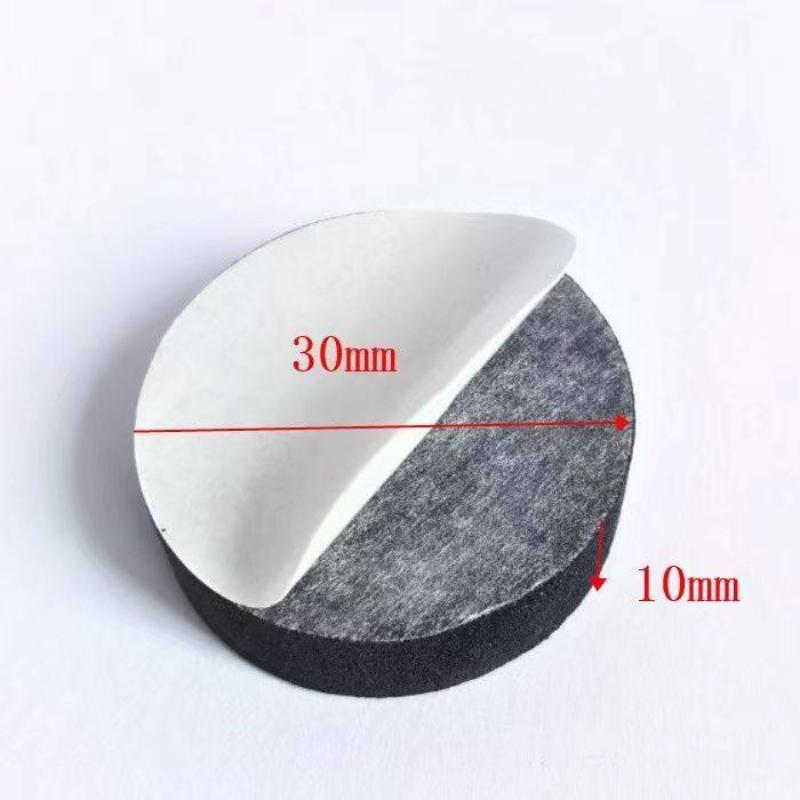 4/8Pcs Self-Adhesive Eva Speaker Shock Absorbing Foot Mat Anti-Slip Noise Reduction Pads Desktop Foam Sponges Mats 10Mm