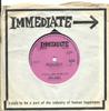 7inch Record AMEN CORNER - (If Paradise Is) Half As Nice IM073 Immediate 1969 UK Rock Used