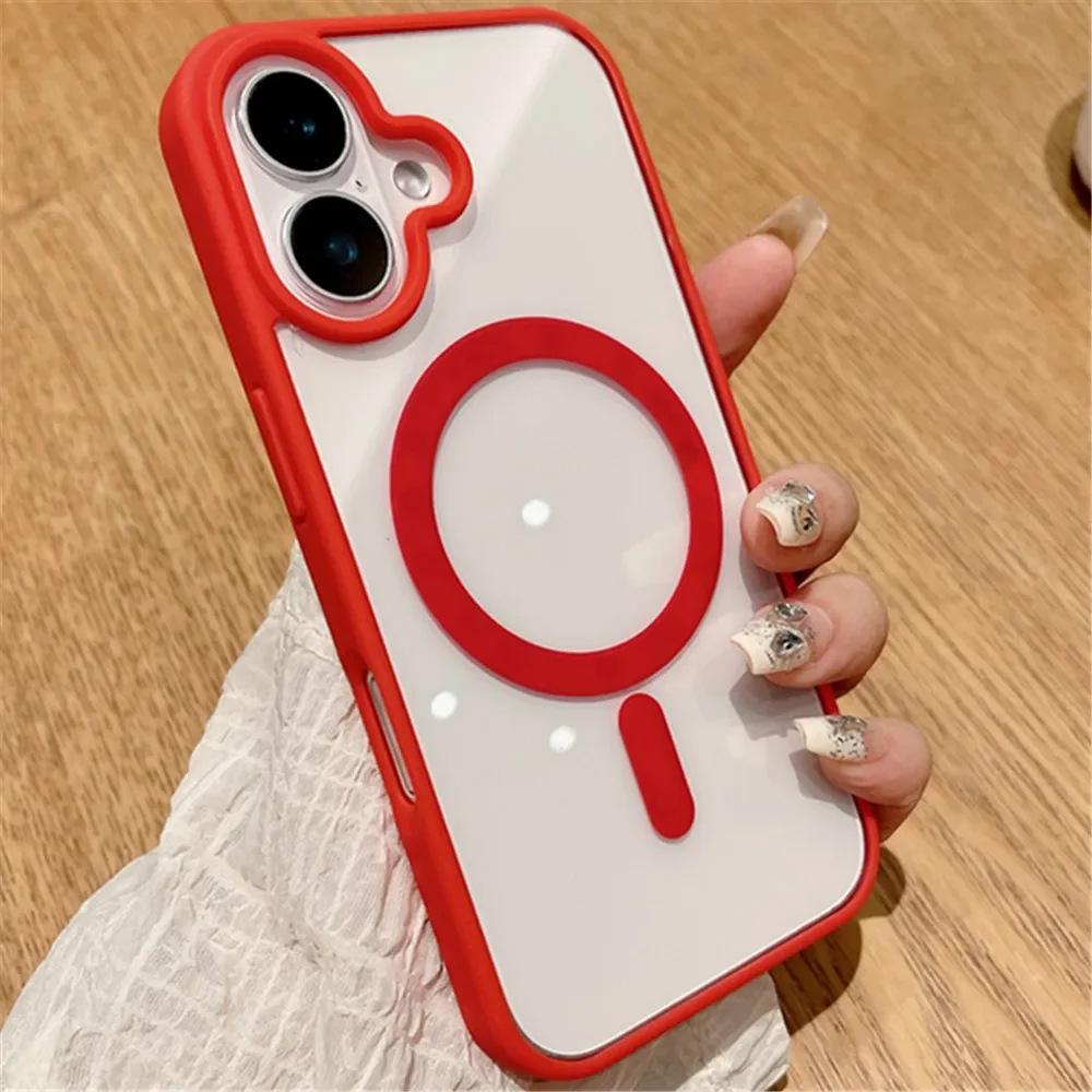 Applicable To iPhone11ProMax Mobile Phone Case Magnetic Transparent Apple 11 Acrylic All-inclusive Anti-drop 11  Case