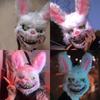 Halloween Creepy Bloody Bear Rabbit Mask For Cosplay Party Performance