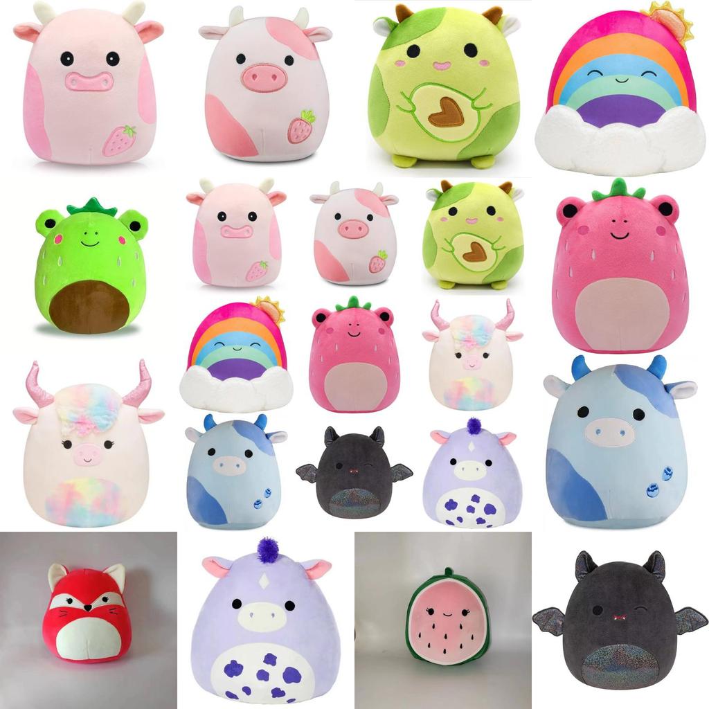 Fox Cow Soft Animal Stuffed Toy Cushion With Multiple Colors For Kids Room Decor