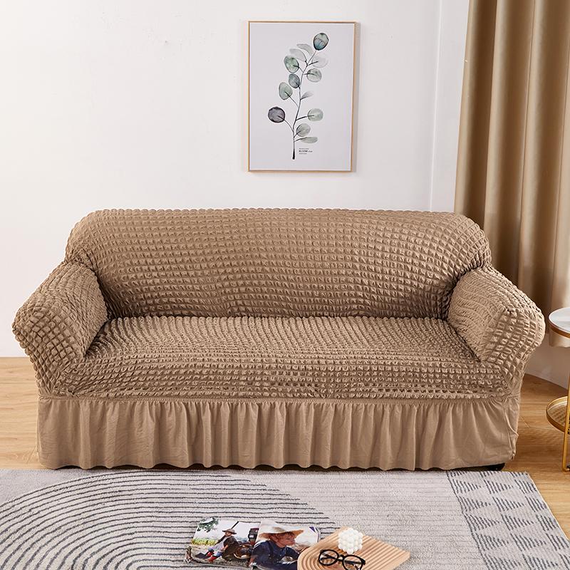 1pc high elasticity bubble lattice skirt sofa cover decorative sofa suitable for all occasions all seasons
