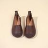 Women Loafers Soft Leather Comfort Flat Casual Shoes Mother Soft Comfortable Shoes Women Slip-On Footwear Handmade Shoes