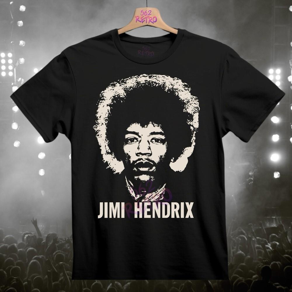 Jimi Hendrix Classic Rock Band TShirt Black S3XL Unisex T-Shirt XXL