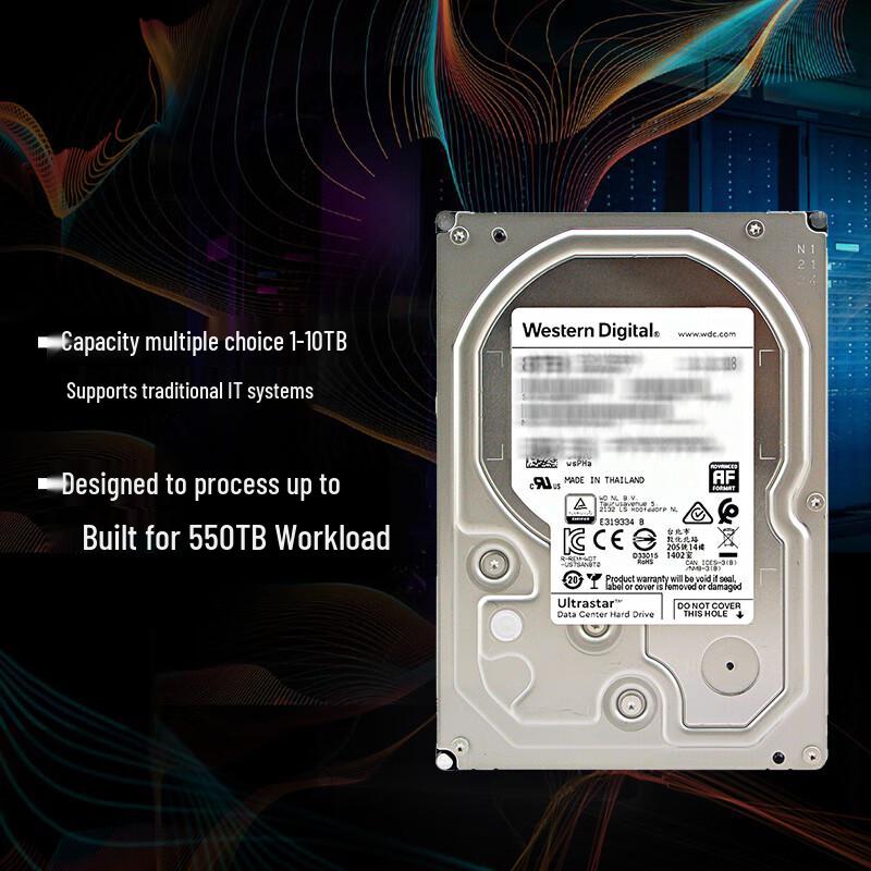 

WD Ultrastar 10TB Enterprise SATA 3.5-inch HDD