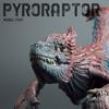 Simulated Prehistoric Creatures Pyroraptor Dinosaur Model Desktop Ornament Animal Collectible Toy Statue Wholesale Surprise Gift