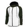 Mens  Gradient Zipper Print Sweatshirt Top Pants Sets Sport Suit Tracksuit
