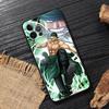 Mihawk Zoro Anime One Pieces Funda For Iphone 17 Case For iPhone 16 15 11 12 13 Mini 17 Pro Max 16 Plus 17E 16E Air Soft Cover