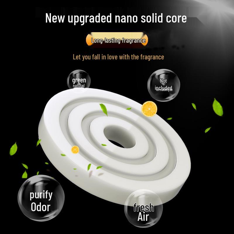 New Solar-Powered Rotating Car Perfume Ornament