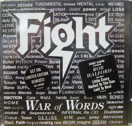 

CD FIGHT - War Of Words EK57372 EPIC 1993 US Rock Used