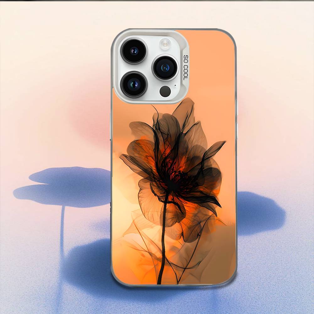 

Anemoni flowers Phone Case For iPhone 16,15,14,13,12,11,Mini,Pro,E,MAX White Candy Matte Shockproof Cover iPhone16se4