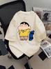 Crayon Shin-chan Unisex Retro Cotton T-shirt - Summer Short Sleeve, Loose Fit