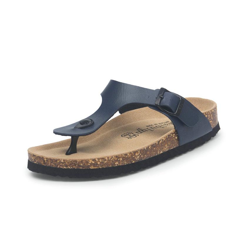 Fashion 18 Color Big Size 35-45 New Beach Cork Flip Flops Slippers Casual Summer Women Beach Slippers Flip Flops