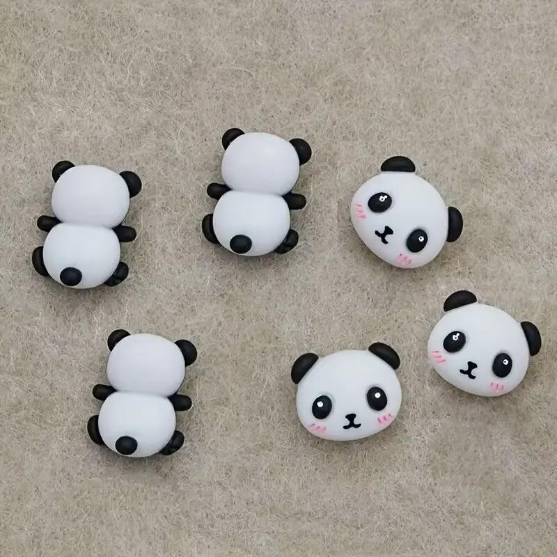 Cartoon Panda Pushpins for Message Boards and Photo Walls