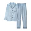 Pajamas Men'S Spring And Autumn Cotton Long Sleeve Spring Men'S Pajamas Homewear Wear Suit